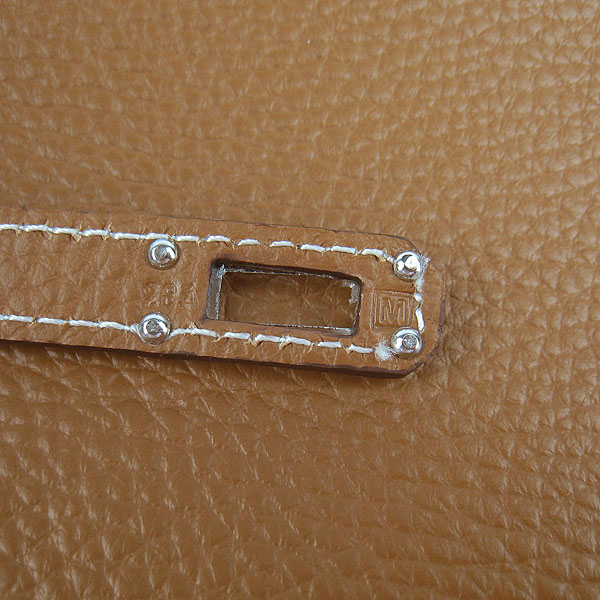 High Quality Hermes Kelly Long Clutch Bag Light Coffee H009 Replica